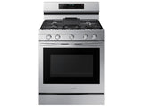 6.0 cu. ft. Smart Freestanding Gas Range with No-Preheat Air Fry, Convection+ & Stainless Cooktop in Stainless Steel