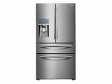28 cu. ft. Food Showcase 4-Door French Door Refrigerator in Stainless Steel