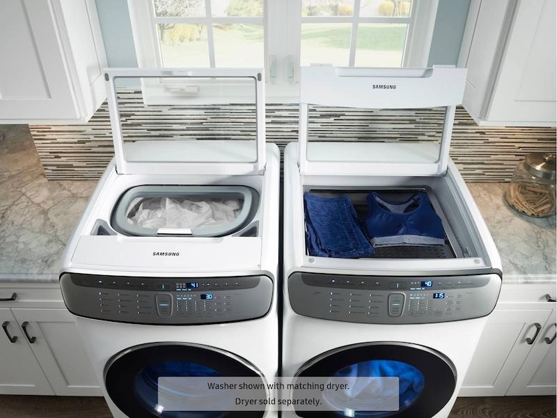 6.0 cu ft. Smart Washer with Flexwash in White