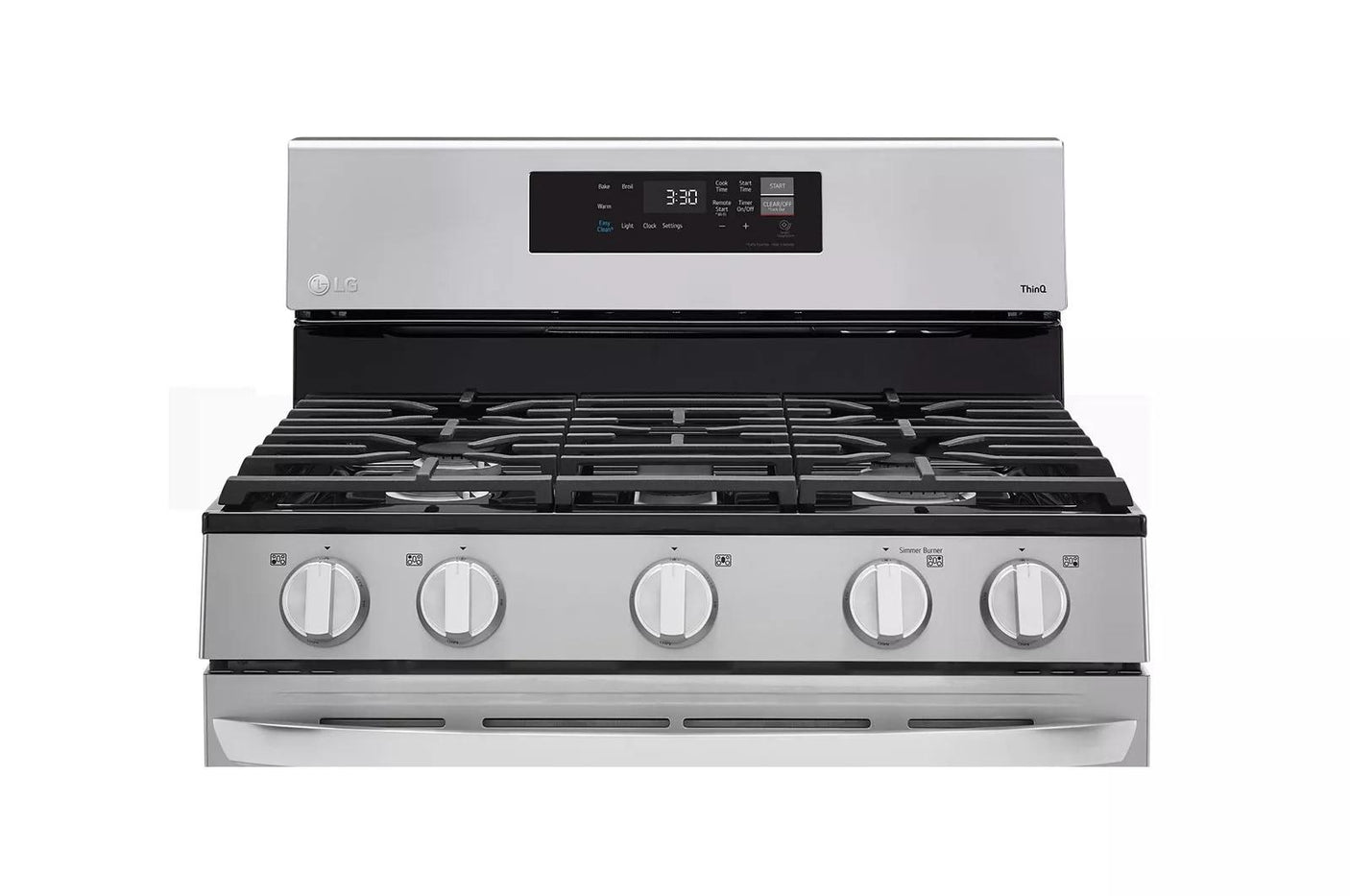 5.8 cu ft. Smart Wi-Fi Enabled Gas Range with EasyClean®