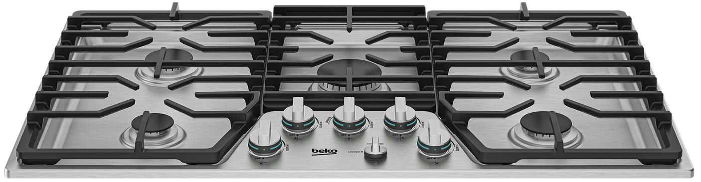 36" Built-In Gas Cooktop with 5 Burners