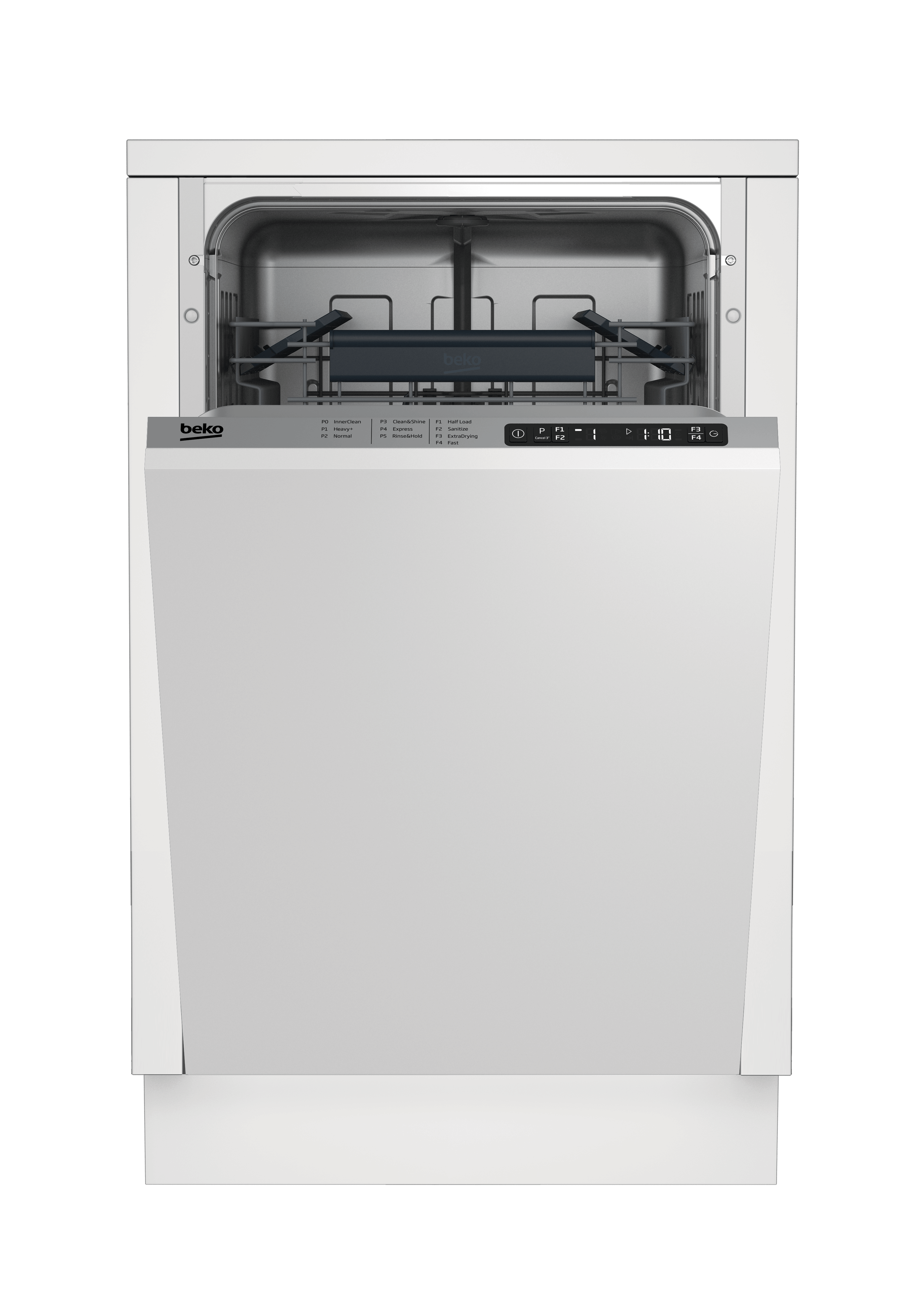 Slim Size Dishwasher, 8 place settings, 48 dBa, Fully Integrated Panel Ready