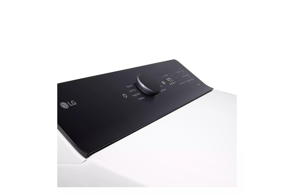 7.3 cu. ft. Ultra Large Capacity Rear Control Electric Dryer with LG EasyLoad™ Door and AI Sensing