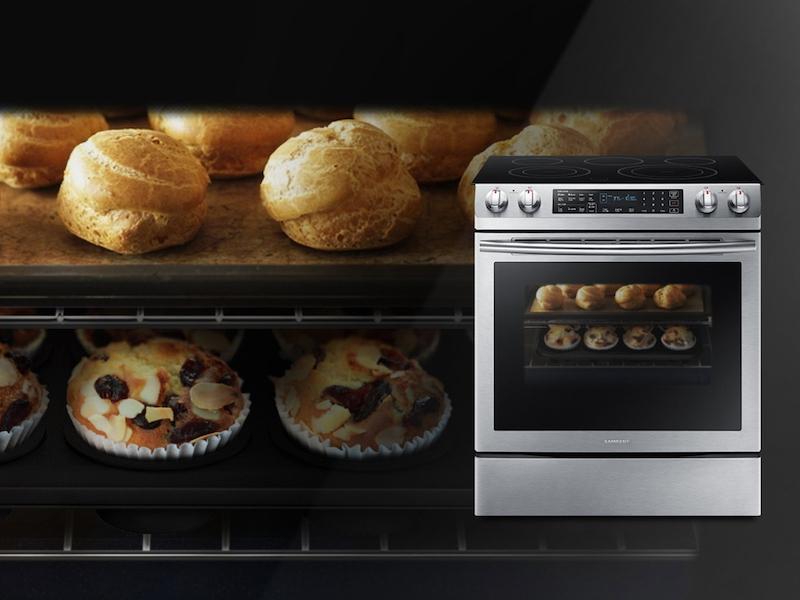 5.8 cu. ft. Slide-in Electric Range in Stainless Steel