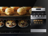 5.8 cu. ft. Freestanding Gas Range in Black Stainless Steel
