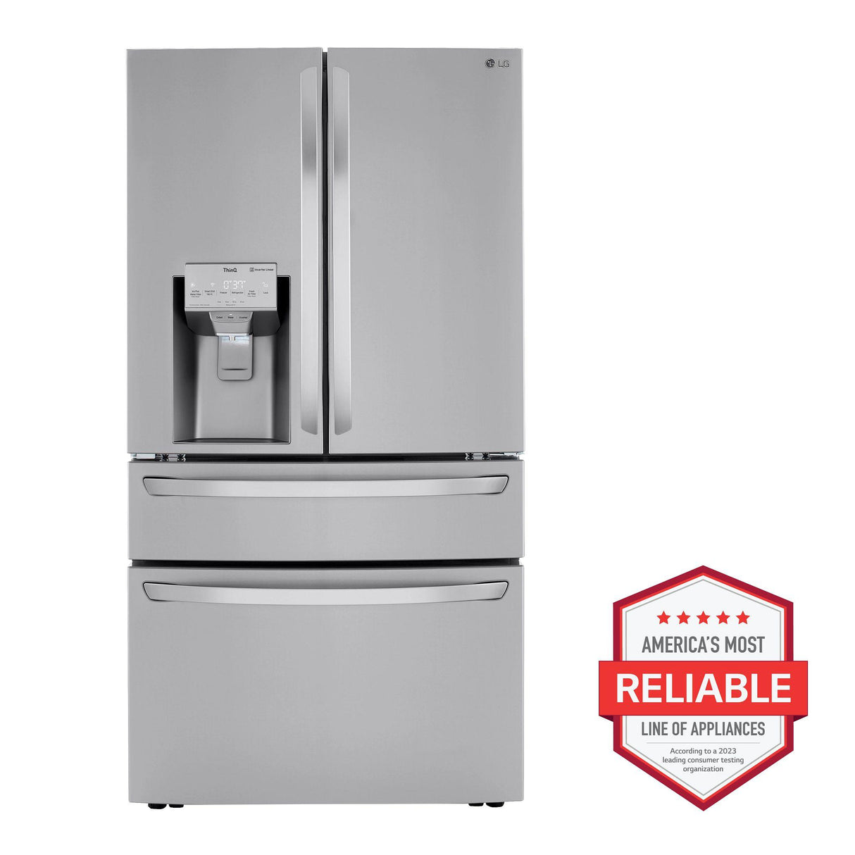 30 cu ft. Smart French Door Refrigerator with Craft Ice™ & Full-Convert™ Drawer