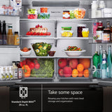 29 cu. ft. Smart Standard-Depth MAX™ 4-Door French Door Refrigerator with Full-Convert Drawer™
