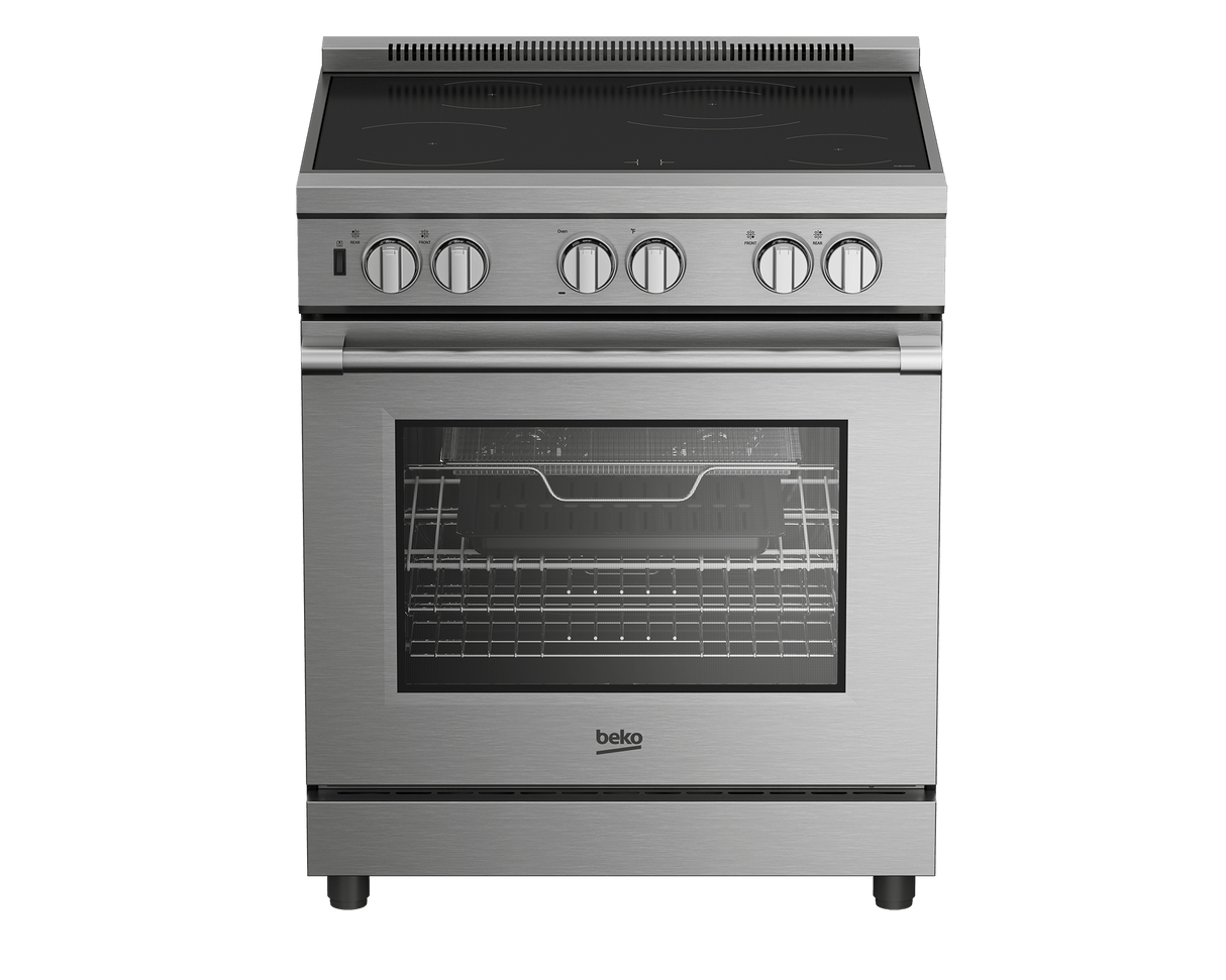 30" Stainless Steel Pro-Style Induction Range