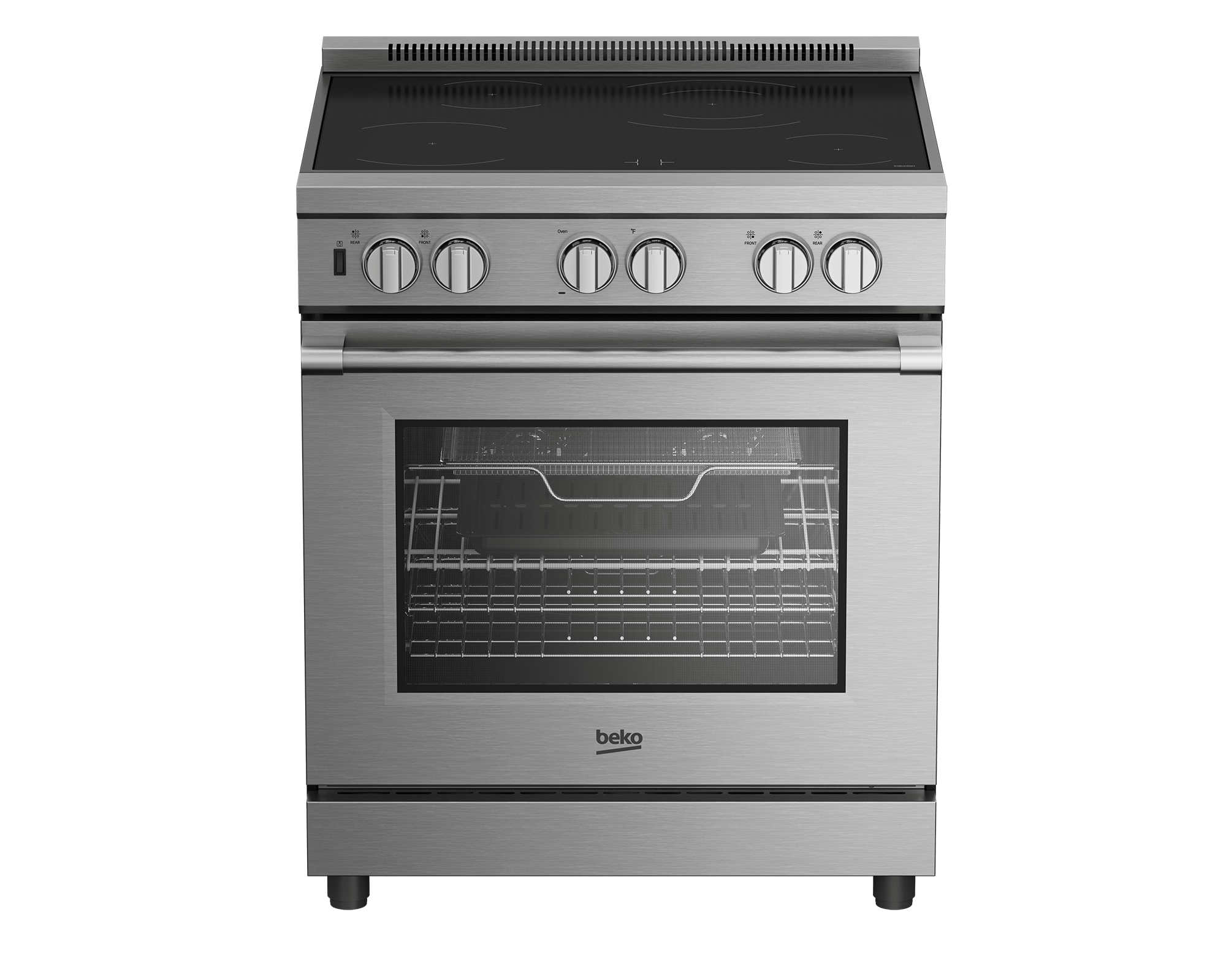 30" Stainless Steel Pro-Style Induction Range