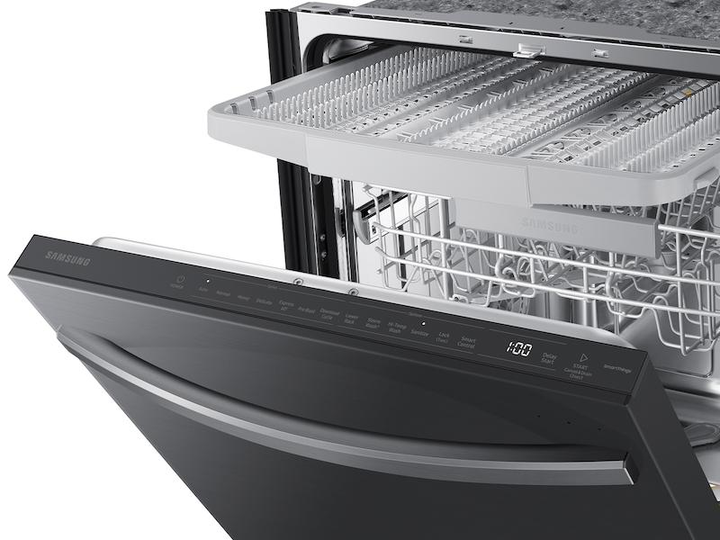 Smart 44dBA Dishwasher with StormWash+™ in Black Stainless Steel