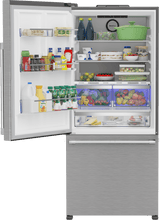 30" Bottom Freezer Refrigerator with HarvestFresh