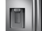 26.5 cu. ft. Large Capacity 3-Door French Door Refrigerator with Family Hub™ and External Water & Ice Dispenser in Stainless Steel