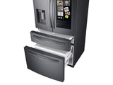 22 cu. ft. 4-Door French Door, Counter Depth Refrigerator with 21.5" Touch Screen Family Hub™ in Black Stainless Steel