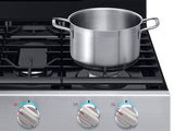 5.8 cu. ft. Freestanding Gas Range with True Convection in Stainless Steel