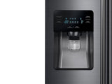 25 cu. ft. Food ShowCase Side-by-Side Refrigerator with Metal Cooling in Black Stainless Steel