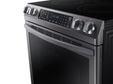 5.8 cu. ft. Slide-In Electric Range in Black Stainless Steel