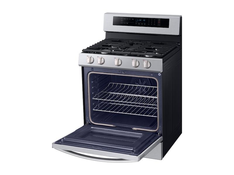 5.8 cu. ft. Freestanding Gas Range with True Convection in Stainless Steel