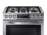5.8 cu. ft. Chef Collection Slide-in Gas Range with True Convection in Stainless Steel