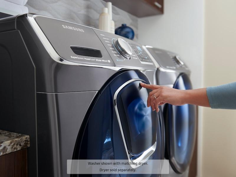 4.5 cu. ft. Smart Front Load Washer with AddWash™ in Black Stainless Steel