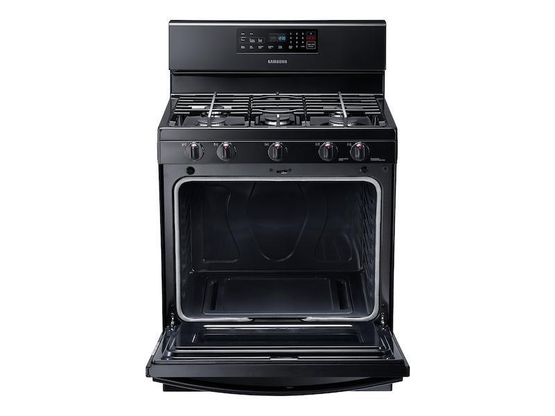 5.8 cu. ft. Gas Range in Black