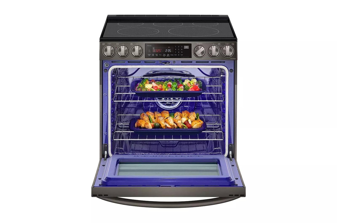 6.3 cu ft. Smart Wi-Fi Enabled ProBake Convection® InstaView™ Electric Slide-in Range with Air Fry