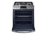5.8 cu. ft. Slide-in Dual Fuel Range with Flex Duo™ & Dual Door in Stainless Steel