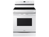 6.3 cu. ft. Smart Freestanding Electric Range with No-Preheat Air Fry & Convection in White