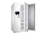 25 cu. ft. Food Showcase Side-by-Side Refrigerator with Metal Cooling in White