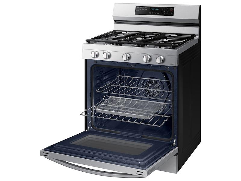 6.0 cu. ft. Smart Freestanding Gas Range with No-Preheat Air Fry, Convection+ & Stainless Cooktop in Stainless Steel
