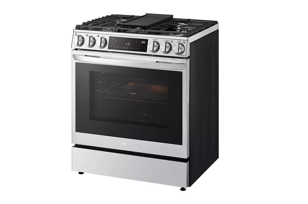 6.3 cu. ft. Smart Dual Fuel Slide-in Range with InstaView®, ProBake Convection®, Air Fry and Air Sous Vide