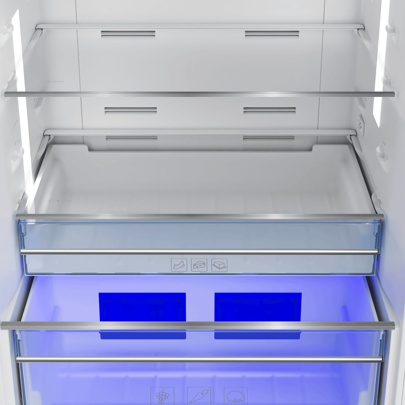 28" Freezer Top White Refrigerator