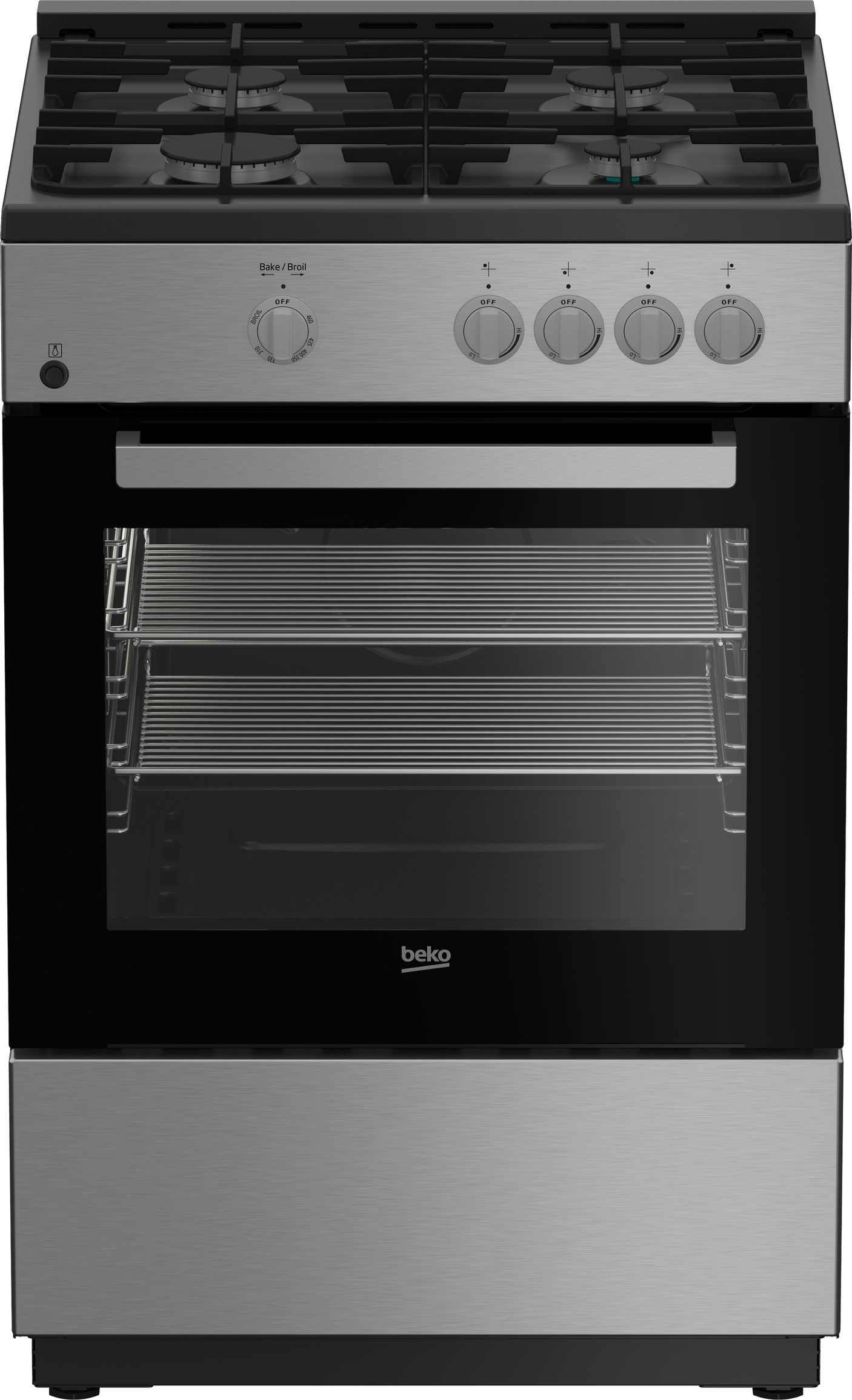 24" Stainless Steel Slide-In Gas Range