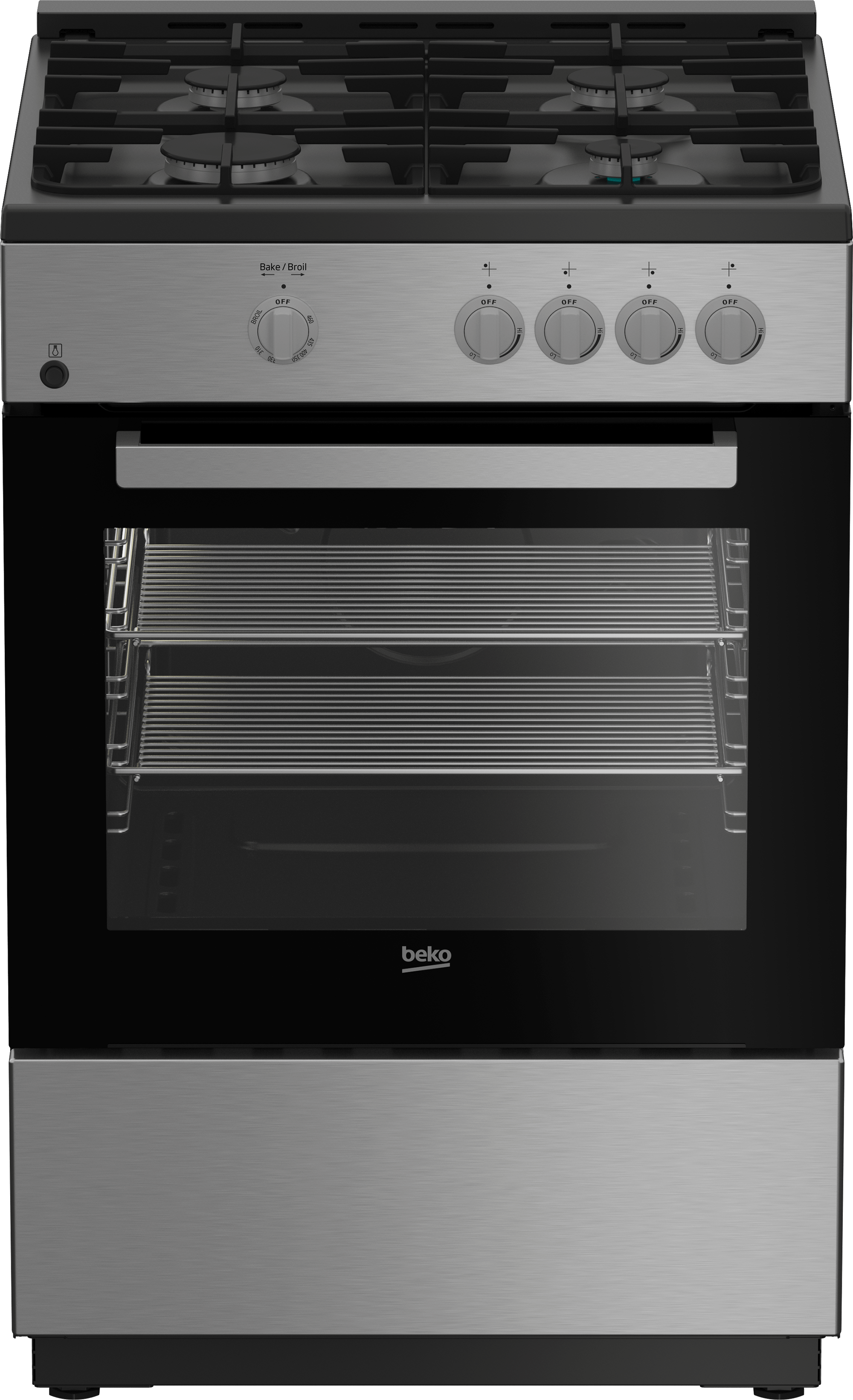 24" Stainless Steel Slide-In Gas Range