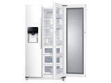 25 cu. ft. Food Showcase Side-by-Side Refrigerator with Metal Cooling in White