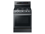 5.8 cu. ft. Freestanding Gas Range with True Convection in Black Stainless Steel