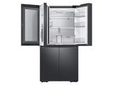 23 cu. ft. Smart Counter Depth 4-Door Flex™ Refrigerator with Beverage Center and Dual Ice Maker in Black Stainless Steel