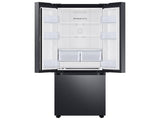22 cu. ft. Smart 3-Door French Door Refrigerator in Black Stainless Steel