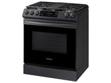 6.0 cu. ft. Smart Slide-in Gas Range with Convection in Black Stainless Steel