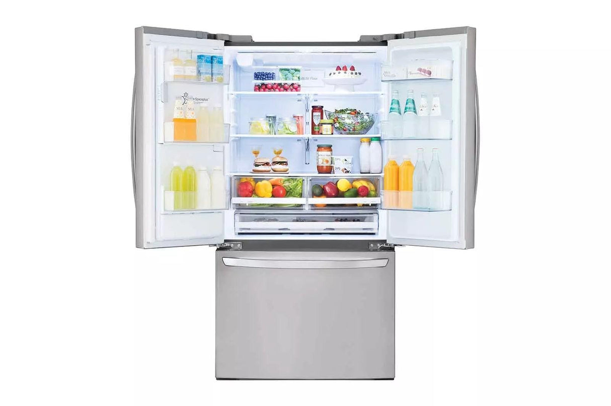 28 cu.ft 3 Door French Door, Standard Depth, Ice and Water with Single Ice Maker
