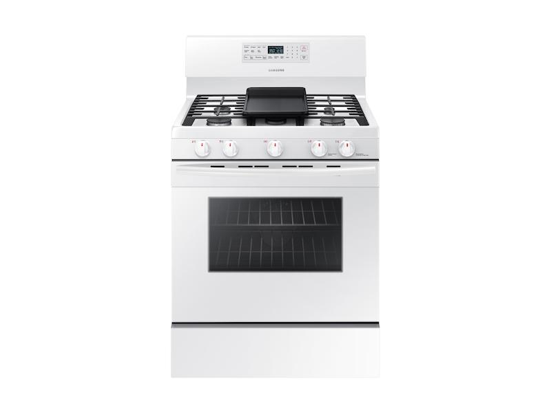 5.8 cu. ft. Freestanding Gas Range with Convection in White