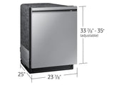Smart 44dBA Dishwasher with StormWash+™ in Stainless Steel