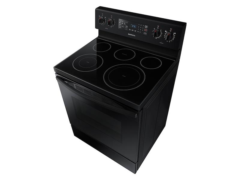 5.9 cu. ft. Freestanding Electric Range with Convection in Black