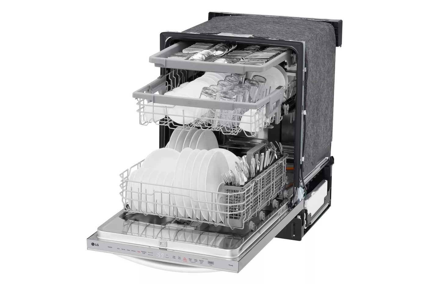 24-Inch QuadWash® Top Control Dishwasher - Stainless Steel