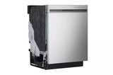 24-inch Wide QuadWash™ Front Control Dishwasher - Stainless Steel