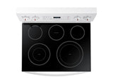 5.9 cu. ft. Freestanding Electric Range with Convection in White