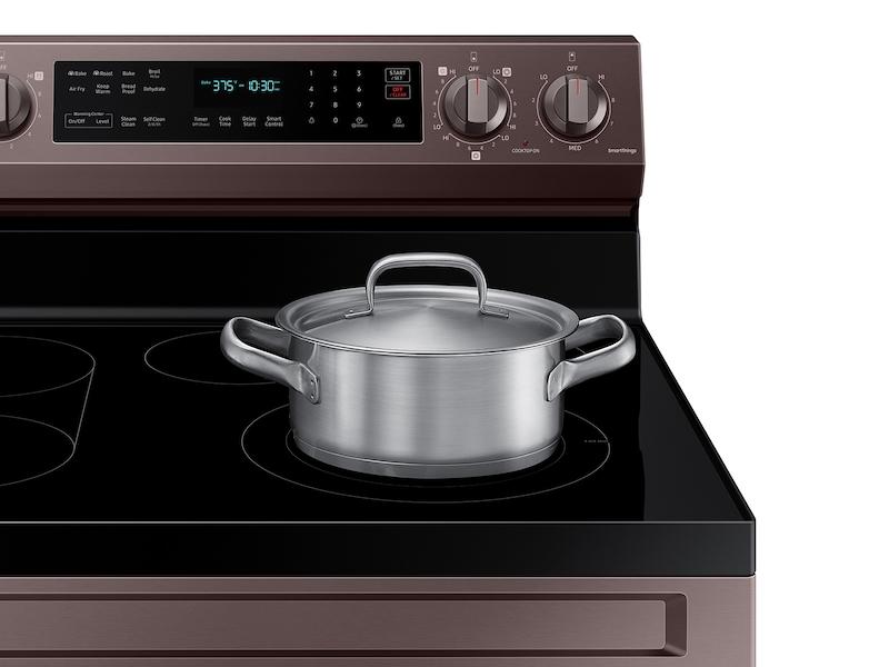 6.3 cu. ft. Smart Freestanding Electric Range with No-Preheat Air Fry, Convection+ & Griddle in Tuscan Stainless Steel