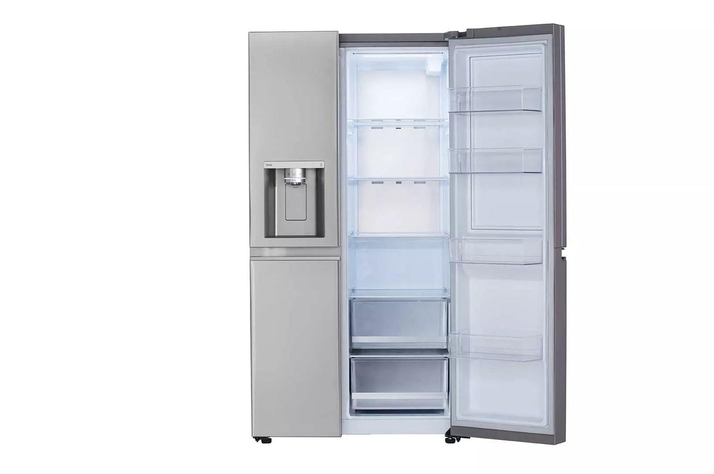 27 cu. ft. 36-inch Wide Side-by-Side Refrigerator - Stainless Steel