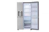27 cu. ft. 36-inch Wide Side-by-Side Refrigerator - Stainless Steel