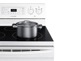 5.9 cu. ft. Freestanding Electric Range with Convection in White