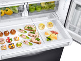 23 cu. ft. 3-Door French Door, Counter Depth Refrigerator with CoolSelect Pantry™ in Black Stainless Steel